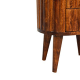 Stripe Chestnut Bedside IN3554