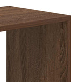 Book Cabinet Brown Oak 66x31x112 cm Engineered Wood 860307