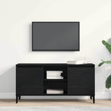 TV Cabinet Black Oak 102 x 35 x 50 cm Engineered Wood 862585