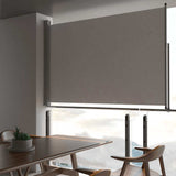ZNTS Patio Retractable Side Awning 160 x 300 cm Grey 45195