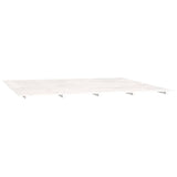 Bed Frame without Mattress White 200x200 cm Solid Wood Pine 824559