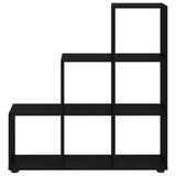 Staircase Bookcase Black 107 cm Engineered Wood 342603