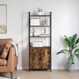 Book Cabinet Smoked Oak 60 x 24 x 161 cm Engineered Wood 883858