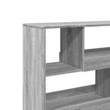 Room Divider Grey Sonoma 100x33x94.5 cm Engineered Wood 3309479