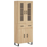 Highboard Sonoma Oak 69.5x34x180 cm Engineered Wood 3198556