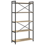 Bookshelf Sonoma Oak 80 x 30 x 155 cm Engineered Wood 868414