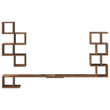 Wall-Mounted TV Shelf Old Wood 180 x 15 x 94 cm Engineered Wood 8012298