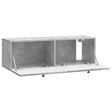 Wall-Mounted TV Cabinet Concrete Grey 98 x 31 x 30 cm 898218