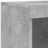 Sideboards with LED Lights 3 pcs Concrete Grey Engineered Wood 3209110