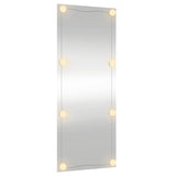 Wall Mirror with LED Lights 40x100 cm Glass Rectangle 3189154