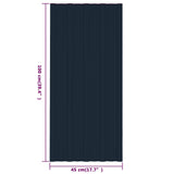 Roof Panel 36 pcs Anthracite 100 x 45 cm Galvanised steel 42047126