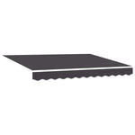 ZNTS Retractable Awning Anthracite 300x250 cm Polyester 3329932