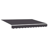 Retractable Awning Anthracite 300 x 250 cm Fabric and Metal 3329931