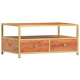 Coffee Table 90x50x40 cm Solid Acacia Wood 286187