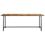 Dining Table 200x100x75 cm Solid Wood Mango 373612