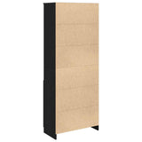 Highboard Black Oak 70x35x180 cm Engineered Wood 3328472