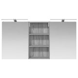 Bathroom Cabinet Set 3 pcs 140 x 14.5 x 70 cm Engineered wood 3403789