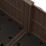 Raised Bed 80x80x38 cm Polypropylene 316525