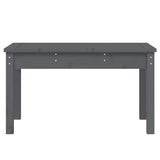 Garden Bench Grey 80x44x45 cm Solid Wood Pine 823999