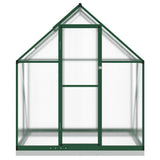 Greenhouse with Base Frame Green 169x114x202 cm Aluminium 4005826