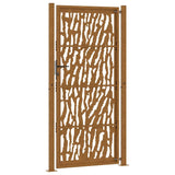 Garden Gate 100x200 cm Weathering Steel Trace Design 4100988