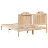 Extra Long Bed Frame without Mattress 160x220 cm Solid Wood 3309231