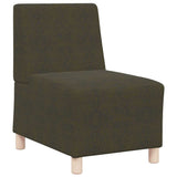 Modular Sofa Unit Armless 2 pcs Green 55 x 74 x 82 cm 3399791