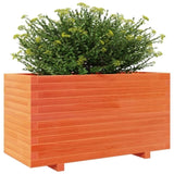 Garden Planter Wax Brown 90x40x49.5 cm Solid Wood Pine 3282556