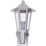 Outdoor Uplight Wall Lantern with Sensor Stainless Steel 42223