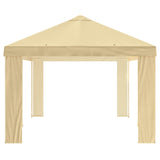 Gazebo Cover 6 x 3 m Cream Polyester 190 gsm 900424