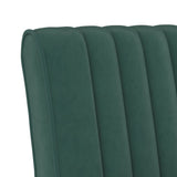 Slipper Chair Dark Green Velvet 352453