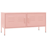 TV Cabinet Pink 105x35x50 cm Steel 336229