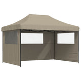 Party Tent Folding Taupe 279 x 410 x 315 cm Oxford Fabric 42023590