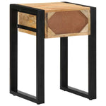 Side Table 35x35x50 cm Solid Rough Wood Mango 4015943