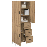 Highboard 2 pcs Artisan Oak 69.5 x 34 x 180 cm Engineered Wood 3415934
