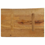 Table Top 50x40x3.8 cm Live Edge Solid Wood Mango 370775