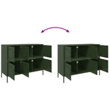 Sideboard Olive Green 100.5x39x79 cm Steel 843100