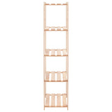 5-Tier Storage Racks 2 pcs 80x38x170 cm Solid Pinewood 250 kg 3051113