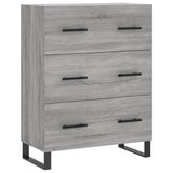 Highboard Grey Sonoma 69.5x34x180 cm Engineered Wood 3199775