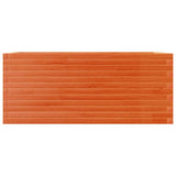 Garden Planter Wax Brown 110x60x46 cm Solid Wood Pine 3282461