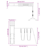 Outdoor Playset Impregnated Wood Pine 3156915