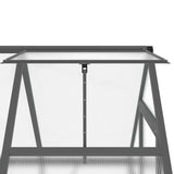 Greenhouse with Base Frame Anthracite 169x114x202 cm Aluminium 4005827