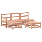 5 Piece Garden Lounge Set Solid Wood Douglas 3186548