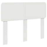 Bed Frame with Headboard White 135 x 190 cm Solid Pine Wood 3412087