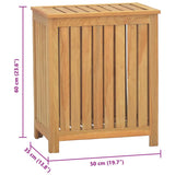 Wash Bin 50x35x60 cm Solid Wood Teak 340759