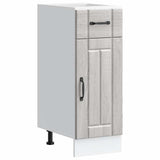 Kitchen Base Cabinet Lucca Grey Sonoma Engineered Wood 853703