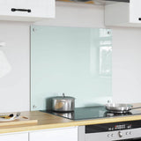 Kitchen Backsplash Milk 70 x 60 cm Tempered Glass 42018010