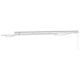 Awning Frame Retractable Manual White 4 x 2 m Metal 42002543