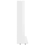 CD Cabinet High Gloss White 100x23x89.5 cm Engineered Wood 801793