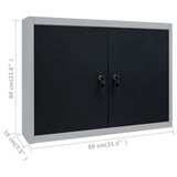 Workbench with Four Wall Panels and Two Cabinets 3053434
